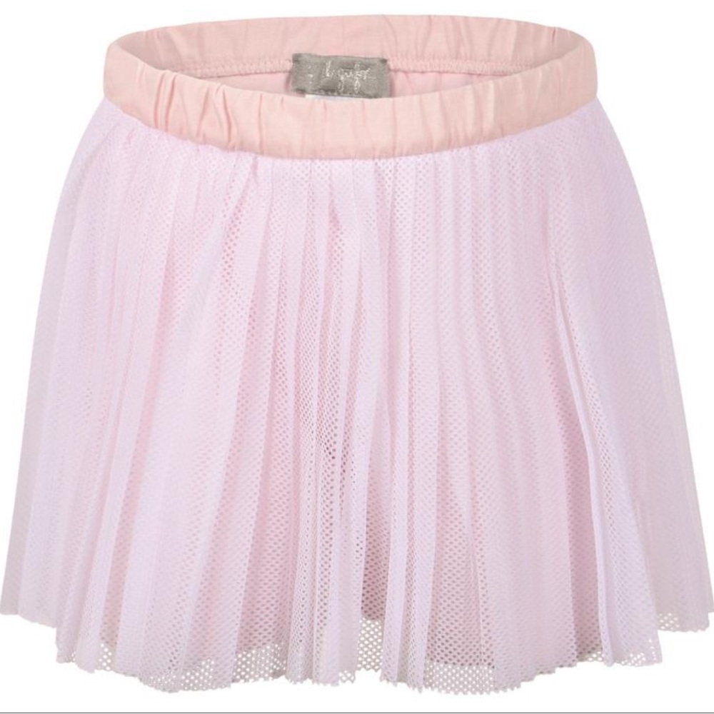 Il Gufo Pleated Mesh Tennis Skirt